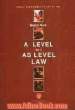 A level and as level law