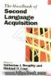 The handbook of second language acquisition