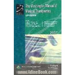 The Washington manual of medical therapeutics