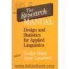 The research manual: design and statistics for applied linguistics