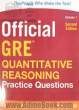 Official GRE quantitative reasoning practice questions