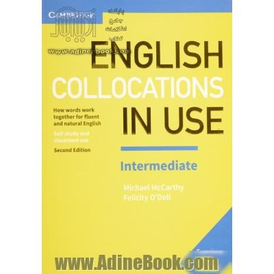 English collocations in use intermediate: how words work together for fluent and natural classroom use