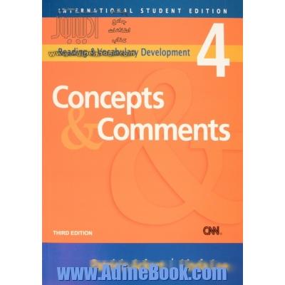 Reading & vocabulary development 4 Concepts and Comments