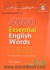 4000 واژه کلیدی در زبان انگلیسی براساس: 4000 Essentoal English words book 5&6