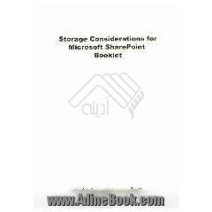 Storage considerations for Microsoft sharepoint booklet