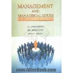 Management and anagerial issues for university students