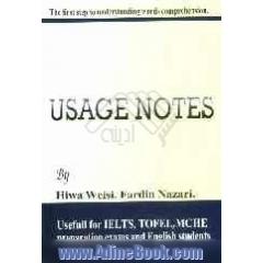 Usage note