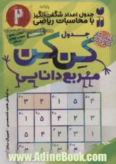 جدول اعداد شگفت انگیز با محاسبات ریاضی: سطح متوسط مناسب پایه های سوم و چهارم دبستان