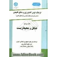 فرهنگ نوین کشاورزی و منابع طبیعی (شامل تعریف و معادل فارسی واژه های علمی): جنگل و محیط زیست