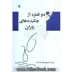 دو قطره از چکیده های باران