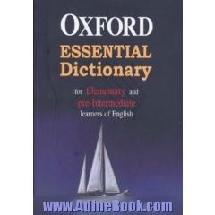 Oxford essential dictionary: for elementary and pre-intermediate learners of English