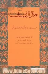 جلال الدین رومی مست، دیوانه، هشیار: گزیده اشعار شمس تبریزی به زبان آلمانی و فارسی