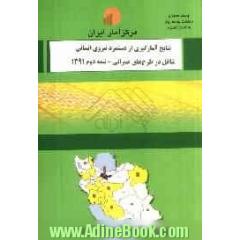 نتایج آمارگیری از دستمزد نیروی انسانی شاغل در طرح های عمرانی - نیمه  دوم 1391