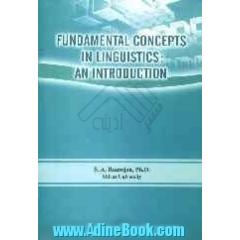 Fundamental concepts in linguistics: an introduction