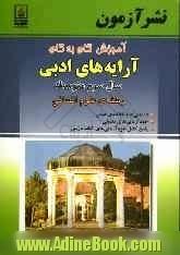 آموزش گام به گام آرایه های ادبی سال سوم متوسطه "رشته علوم انسانی"دانستنی ها و خلاصه ی درس، پاسخ کامل خودآزمایی های کتاب درسی، خودآزمایی های ت