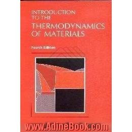 Introduction to the thermodynamics of materials