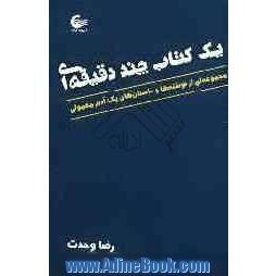 یک کتاب چنددقیقه ای: مجموعه ای از نوشته ها و داستان های یک آدم معمولی