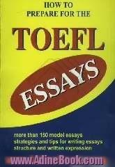 How to prepare for the TOEFL essays