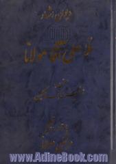 دیوان اشعار ملاعلی آقا مولانا مسمی به ذخیره السالکین