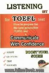 Listening for TOEFL test iBT