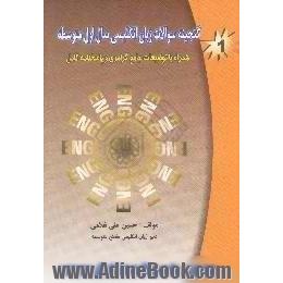 گنجینه سوالات زبان انگلیسی سال اول متوسطه همراه با پاسخنامه کامل و توضیحات جامع گرامری