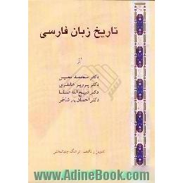 تاریخ زبان فارسی از دکتر ذبیح الله صفا،  دکتر احسان یارشاطر،  دکتر محمد معین،  دکتر پرویز خانلری