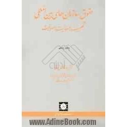 حقوق سازمان های بین المللی: شخصیت، مسوولیت، مصونیت