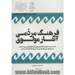 فرهنگ مردمی آثار مولوی: کلمه، تعبیرات، ترکیبات و افاده های زبان زنده گفتگوی فارسی دری - تاجیکی مردم خراسان و ماوراءالنهر در آثار مولانا جلال الدین بلخ