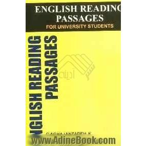 English reading passages for university students