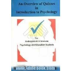 An overview of quizzez in introduction to psychology for undergraduate & graduate ...