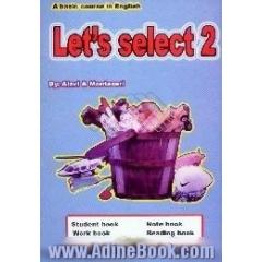 Lets select،  student book 2