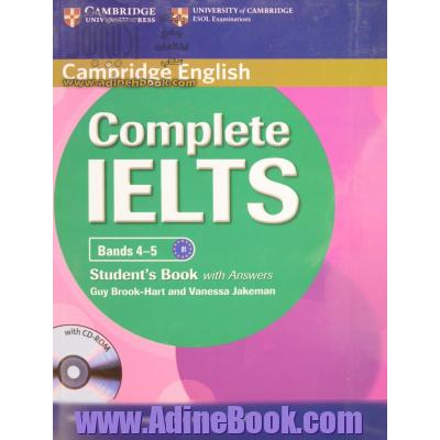 Complete IELTS bands 4 - 5: Student's Book with answers